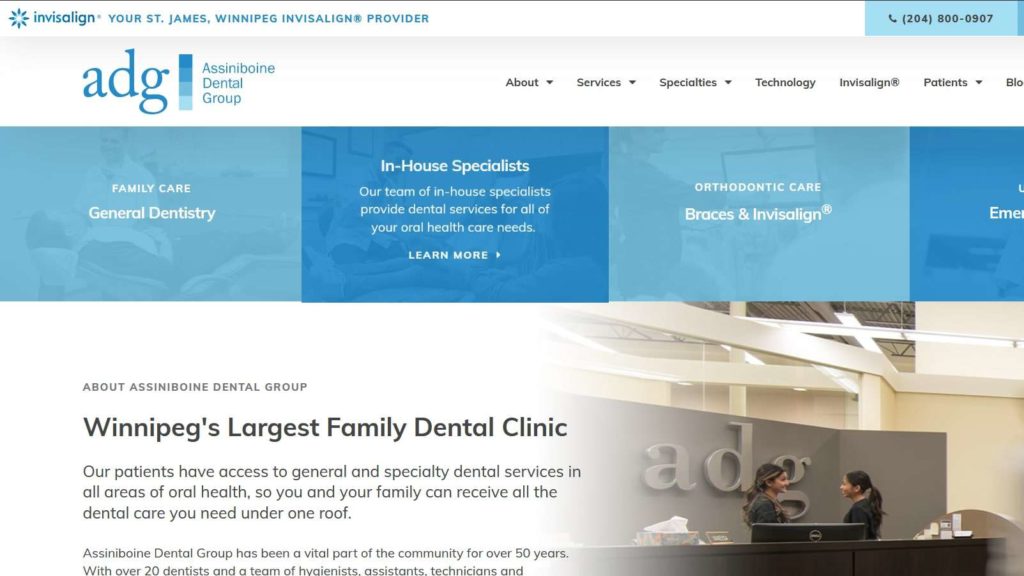 Assiniboine Dental Group's Homepage