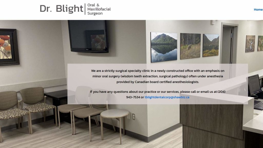 Dr Blight Oral & Maxillofacial Surgeon's Homepage