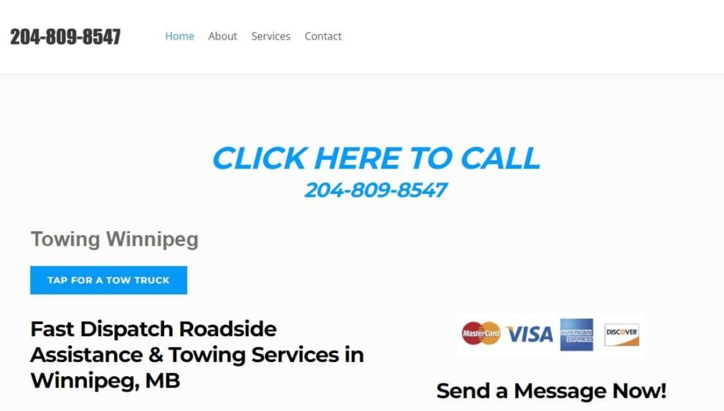 Towing Winnipeg Homepage