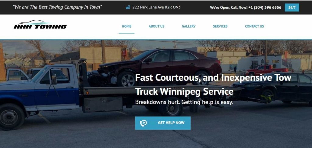 HHH Towing Homepage