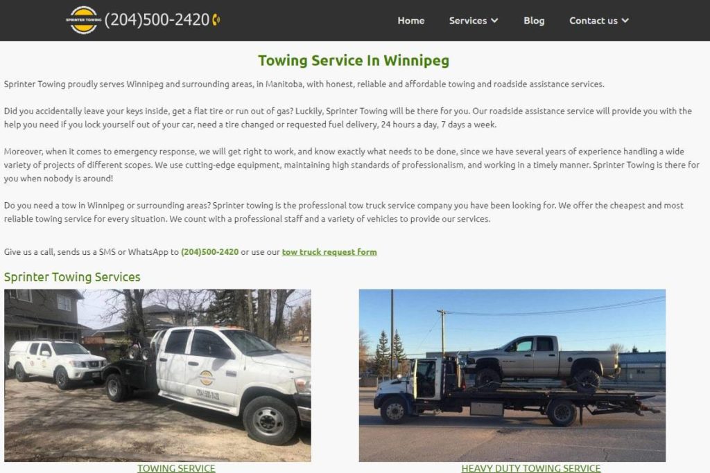 Sprinter Towing Homepage