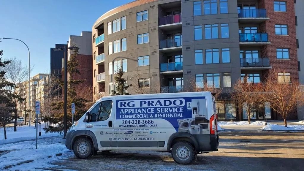 RG Prado Appliance Service's Truck