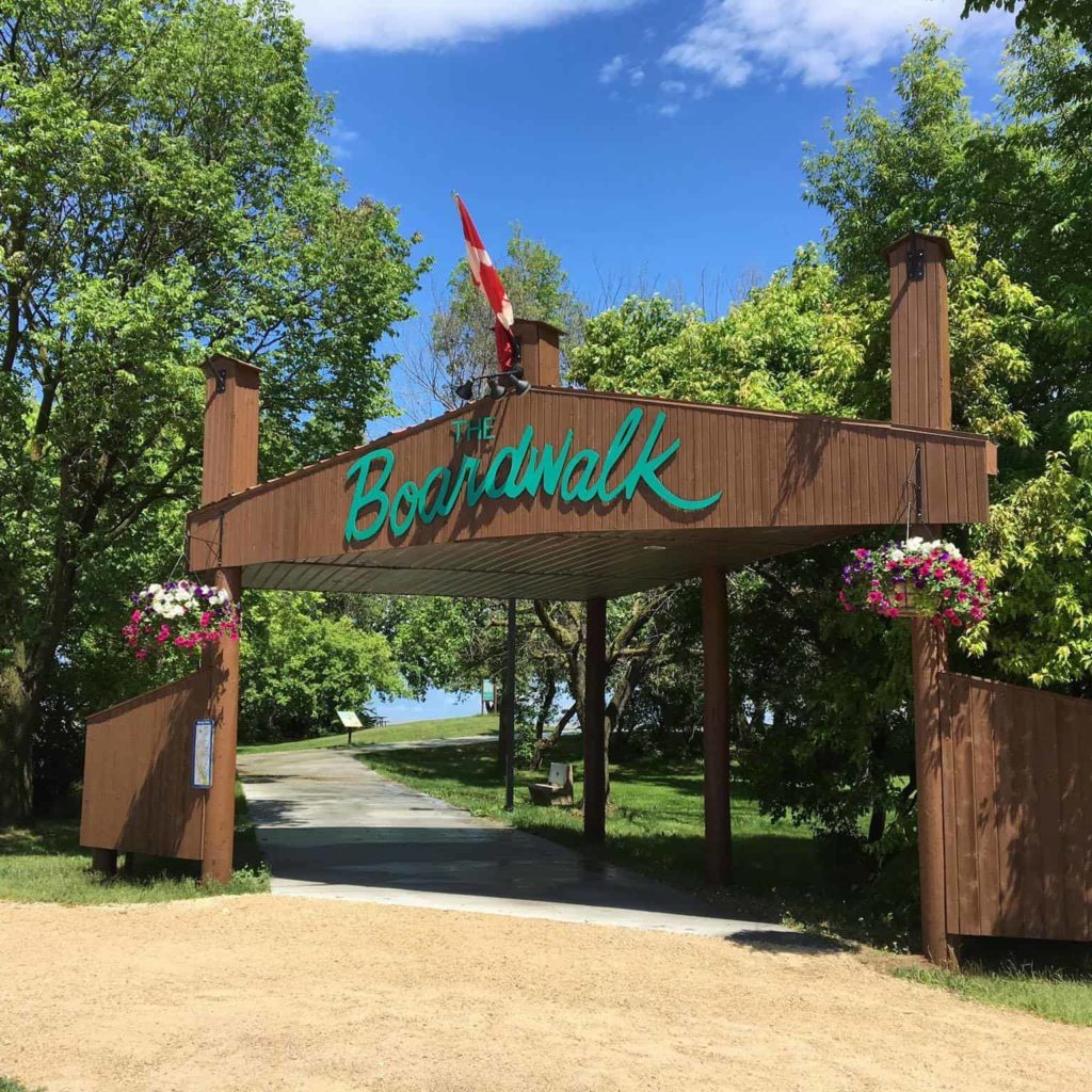 Explore the boardwalk