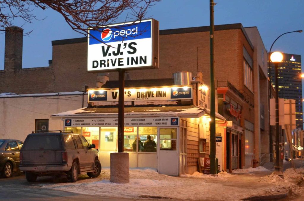 Munch at VJ's Drive Inn