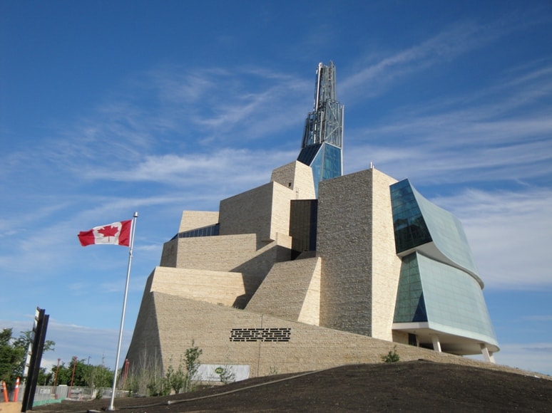 What is the Canadian Museum for Human Rights known for