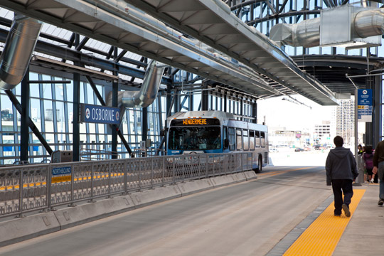 What should I expect while riding the bus in Winnipeg